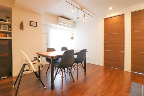 LDK 約15.4帖 キッチンから