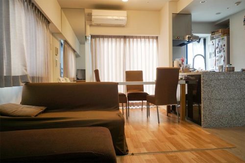 陽当たりのいいLDK