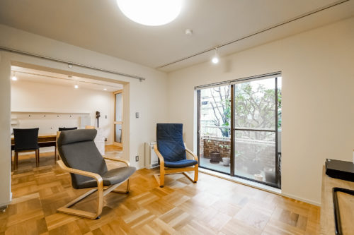 LDK、バルコニー横部分