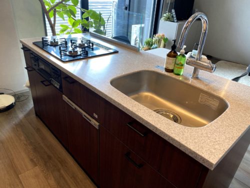 3口コンロ、食洗器つき