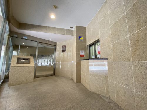 風除室、TVモニター付きオートロック