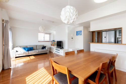 奥行きのあるLDK