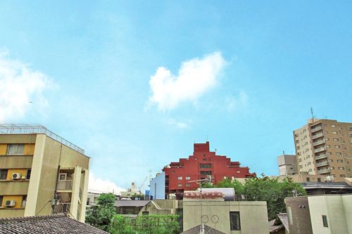 南東向きバルコニーからの眺望