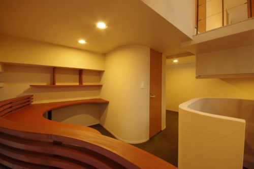 B1Fの個性的なフリースペース