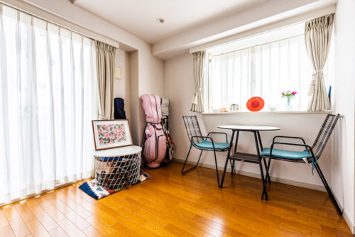 角部屋、2面採光