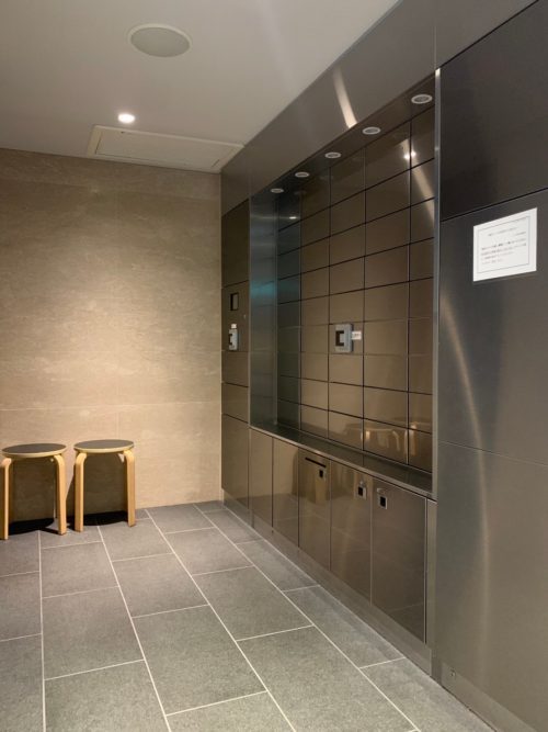 鏡面仕様のメールボックス・宅配ボックス