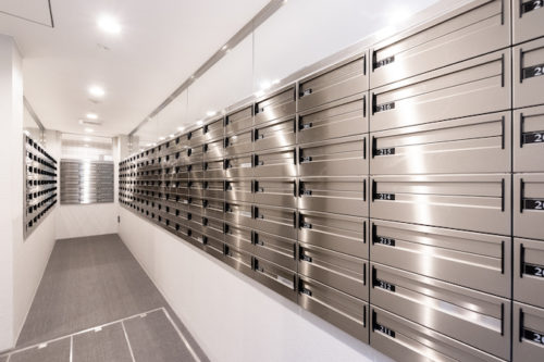 ポスト、総戸数335戸の大規模マンション