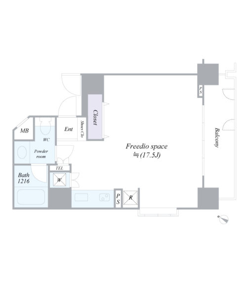 間取り、ワンルーム、39.32㎡