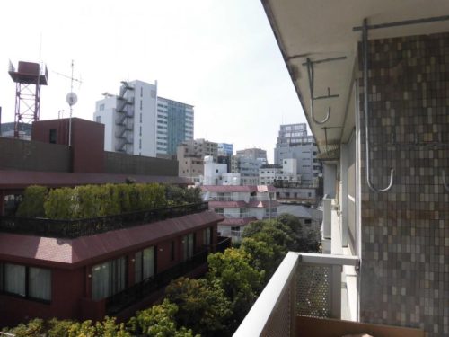 南向きバルコニーからの眺望