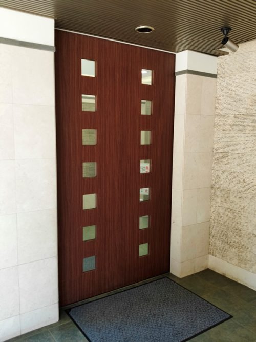 エントランス、自動ドア