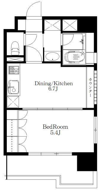 間取り、1DK、31.9m?