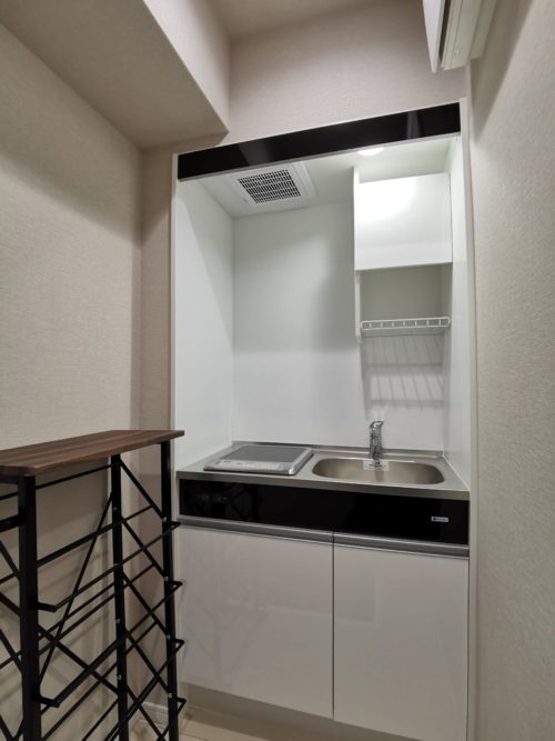 玄関横のミニキッチン