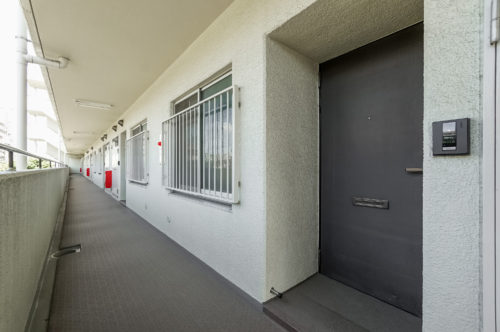 共用部廊下、モニター付きインターホン設置