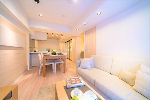 リビング、ダイニング、カウンターキッチン