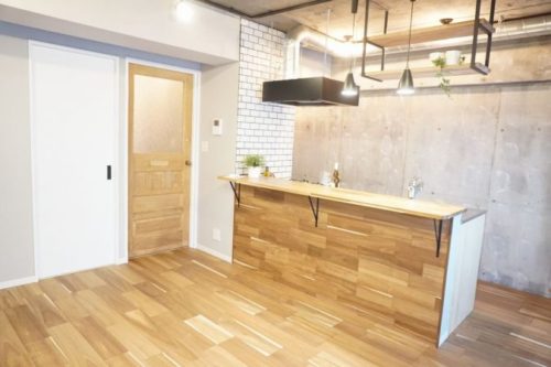 LDK・モダンなカウンターキッチン