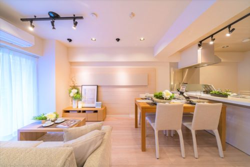 リビング、ダイニング、ダウンライト