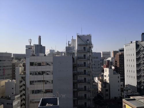 南西側バルコニーからの眺望