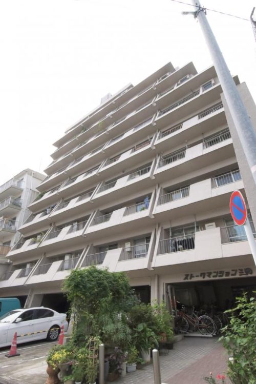 外観、泉岳寺駅徒歩5分、7階部分