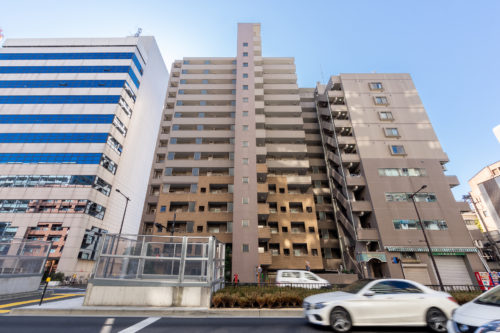 外観、5階部分、不動前駅徒歩5分