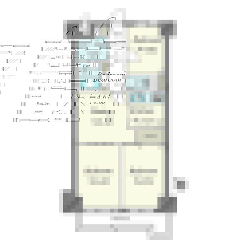 間取り、3DK、60.50㎡