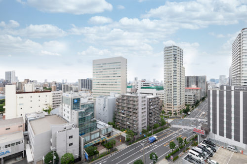 眺望、13階に位置し眺望良好