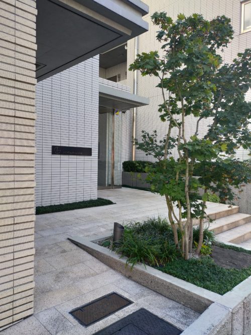 高級感漂うエントランスアプローチ