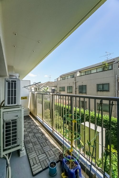 バルコニー、南向きバルコニー、陽当たり良好