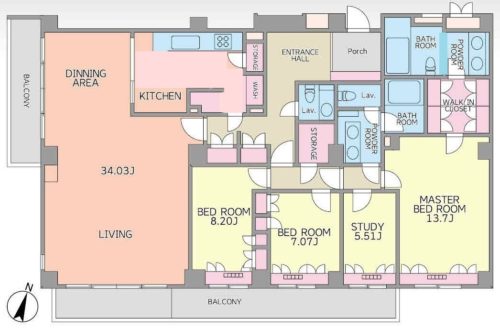 1階 4SLDK+2BATH+3WC 192.85㎡